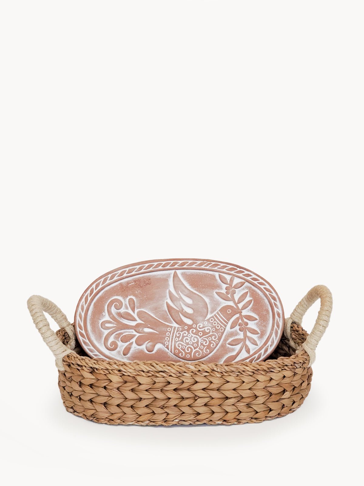 Bread Warmer & Basket - Bird Oval - Wild Oak & Wire