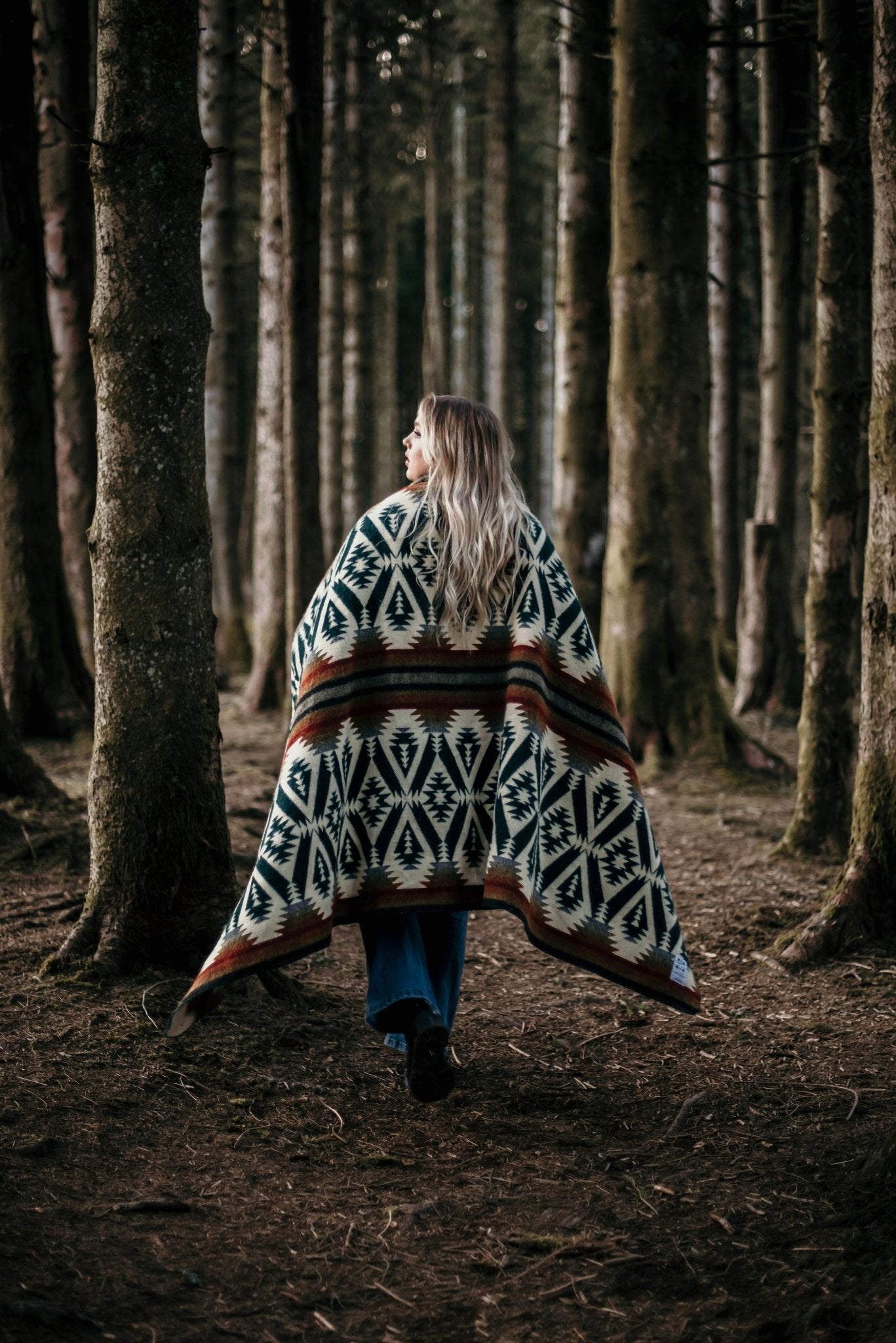 Quichua Blanket - Evergreen Autumn - Wild Oak & Wire