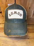 Upside Down HOWDY Distressed Mesh Snapback Baseball Cap - Wild Oak & Wire