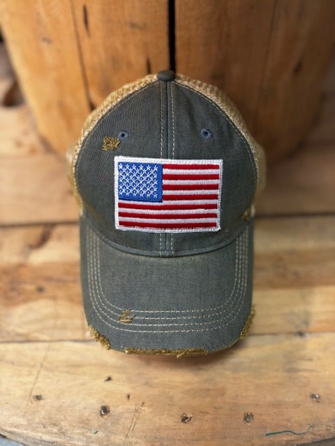 Flag Hat - Wild Oak & Wire
