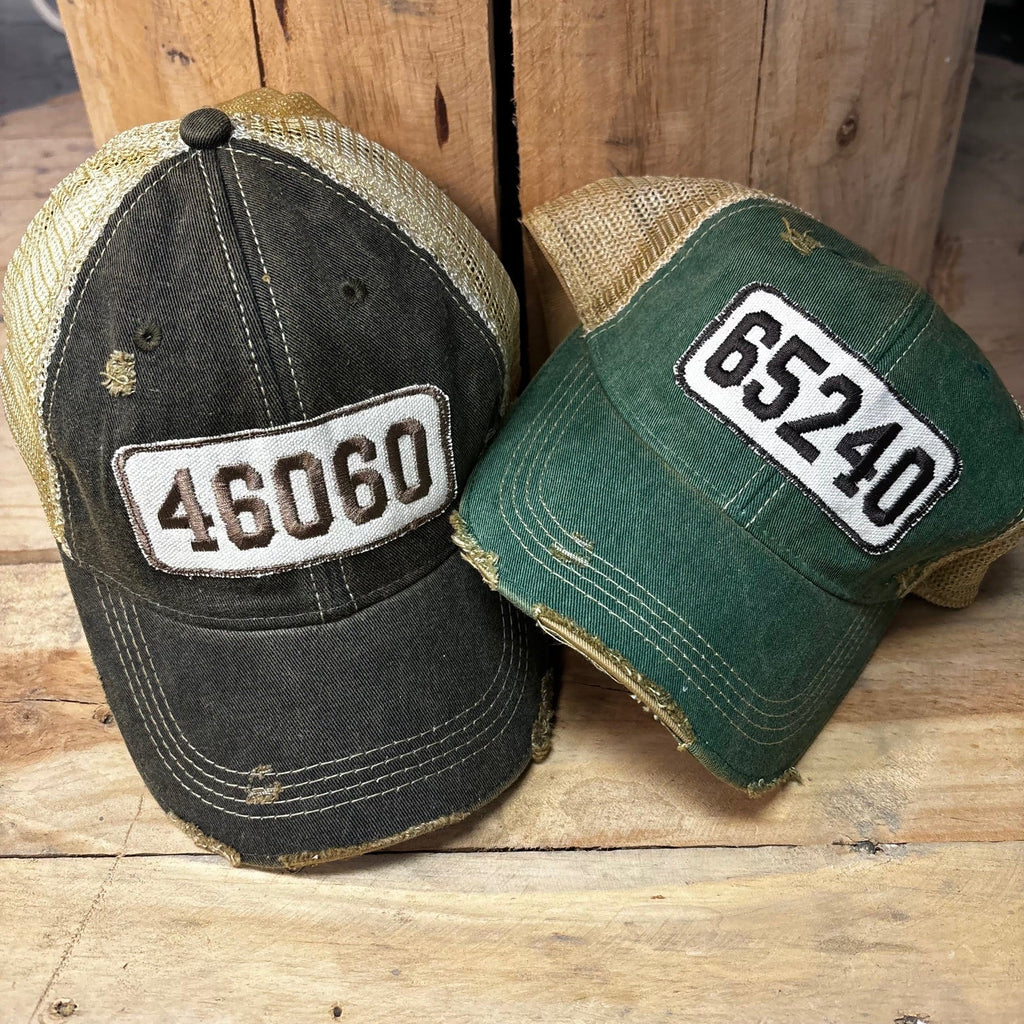 Your Zip Code Custom Hat - Wild Oak & Wire