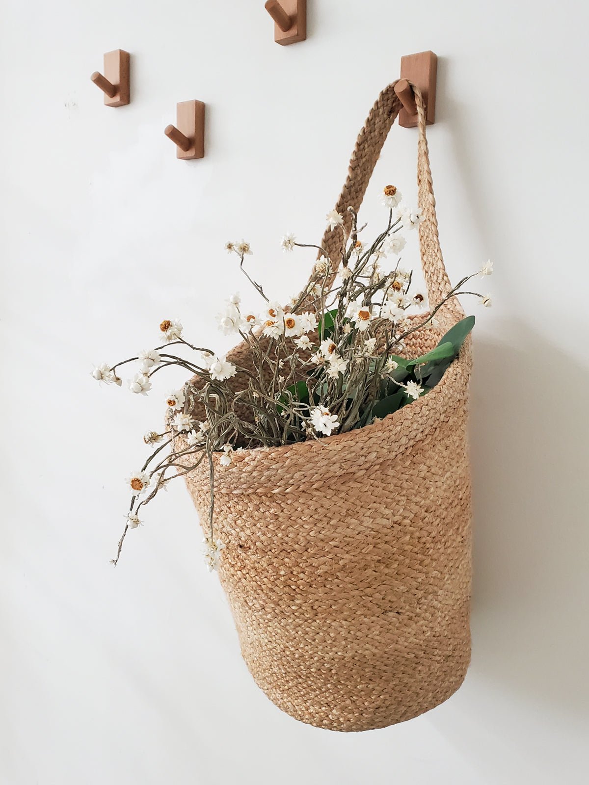Kata Wall Hanging Basket - Wild Oak & Wire