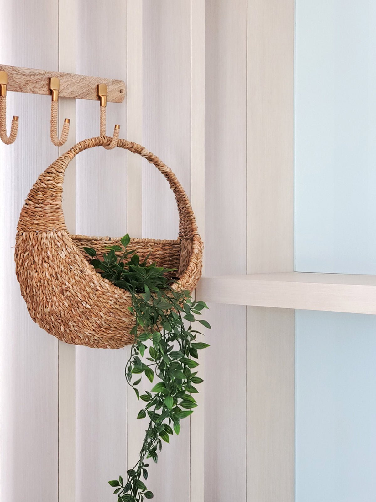 Savar Wall Hanging Basket - Wild Oak & Wire