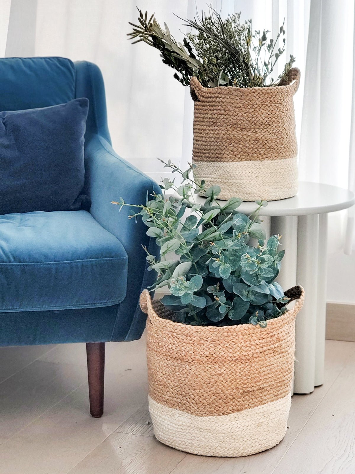 Kata Colorblock basket - Wild Oak & Wire