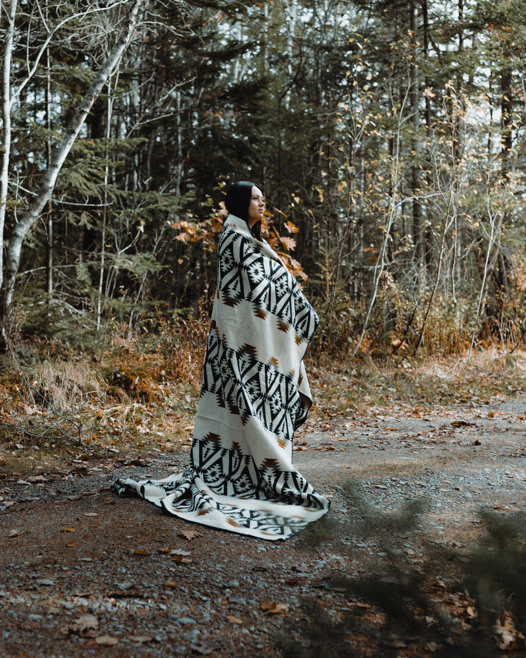 Quichua Blanket - Evergreen Autumn - Wild Oak & Wire