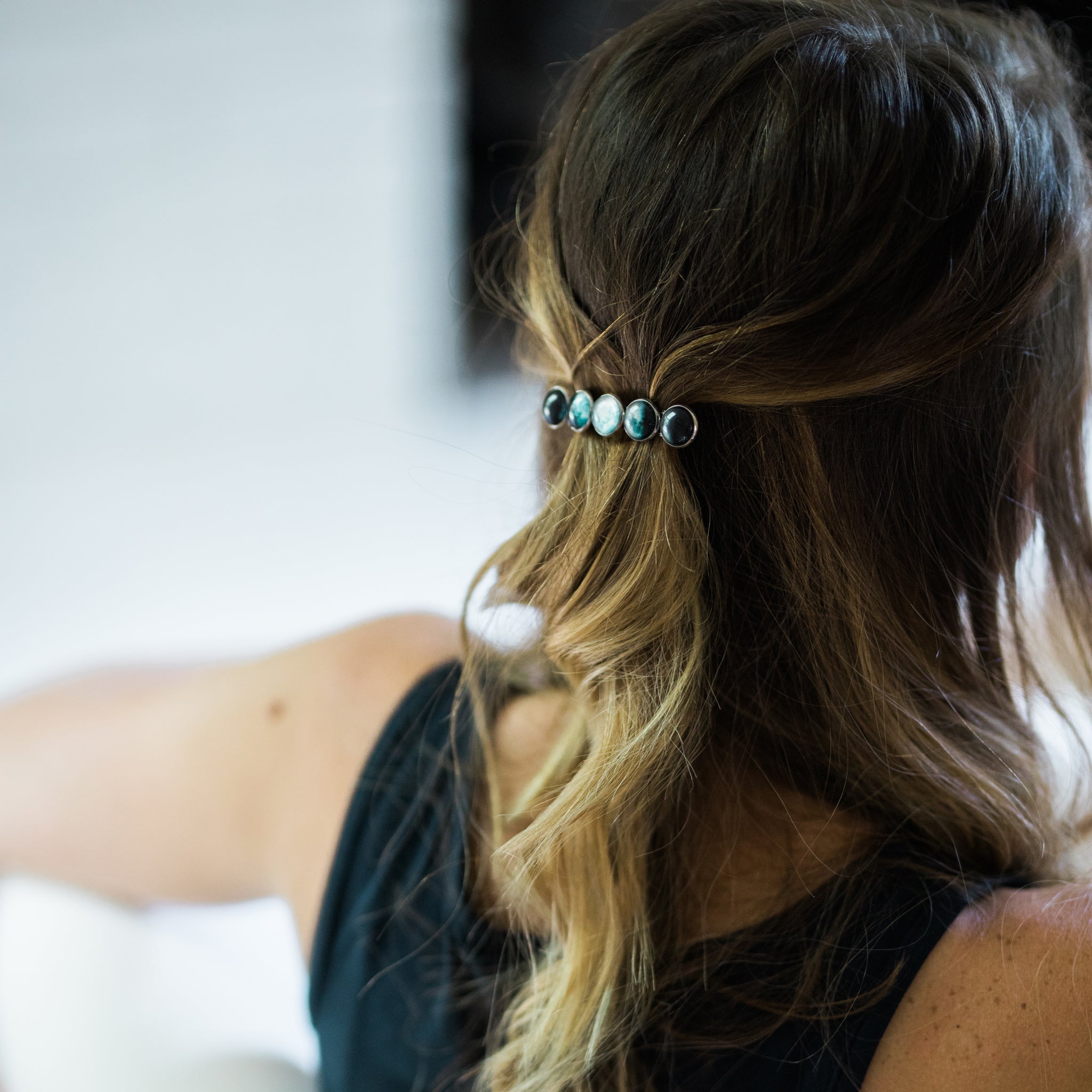Moon Phase Hair Clip Barrette - Wild Oak & Wire