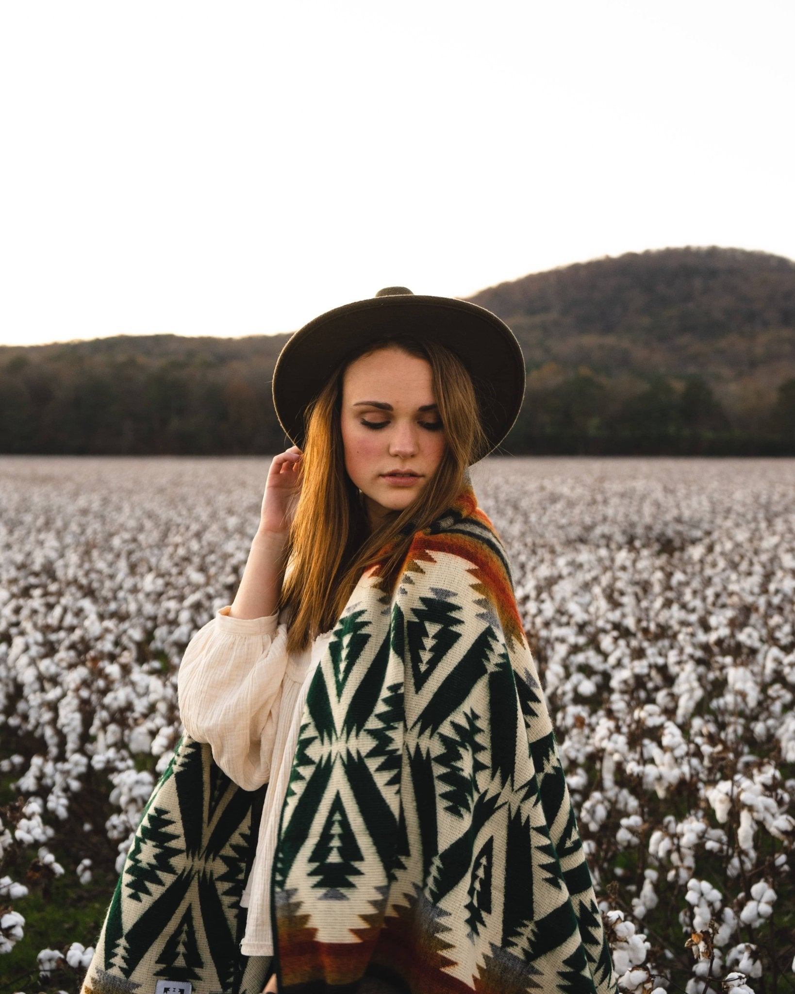 Quichua Blanket - Evergreen Autumn - Wild Oak & Wire