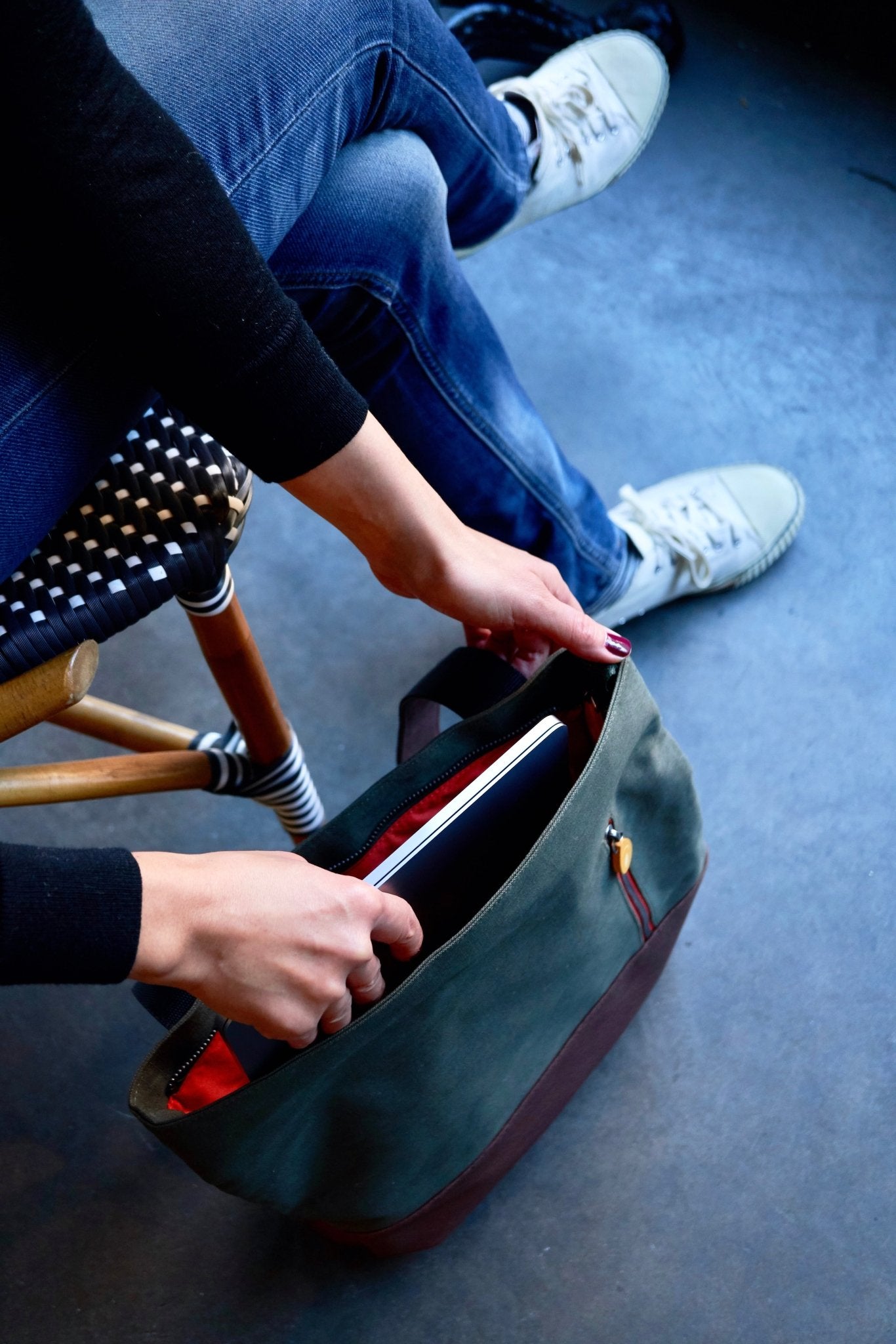 3 - in - 1 tote + backpack + crossbody - the ROCKAWAY - Wild Oak & Wire