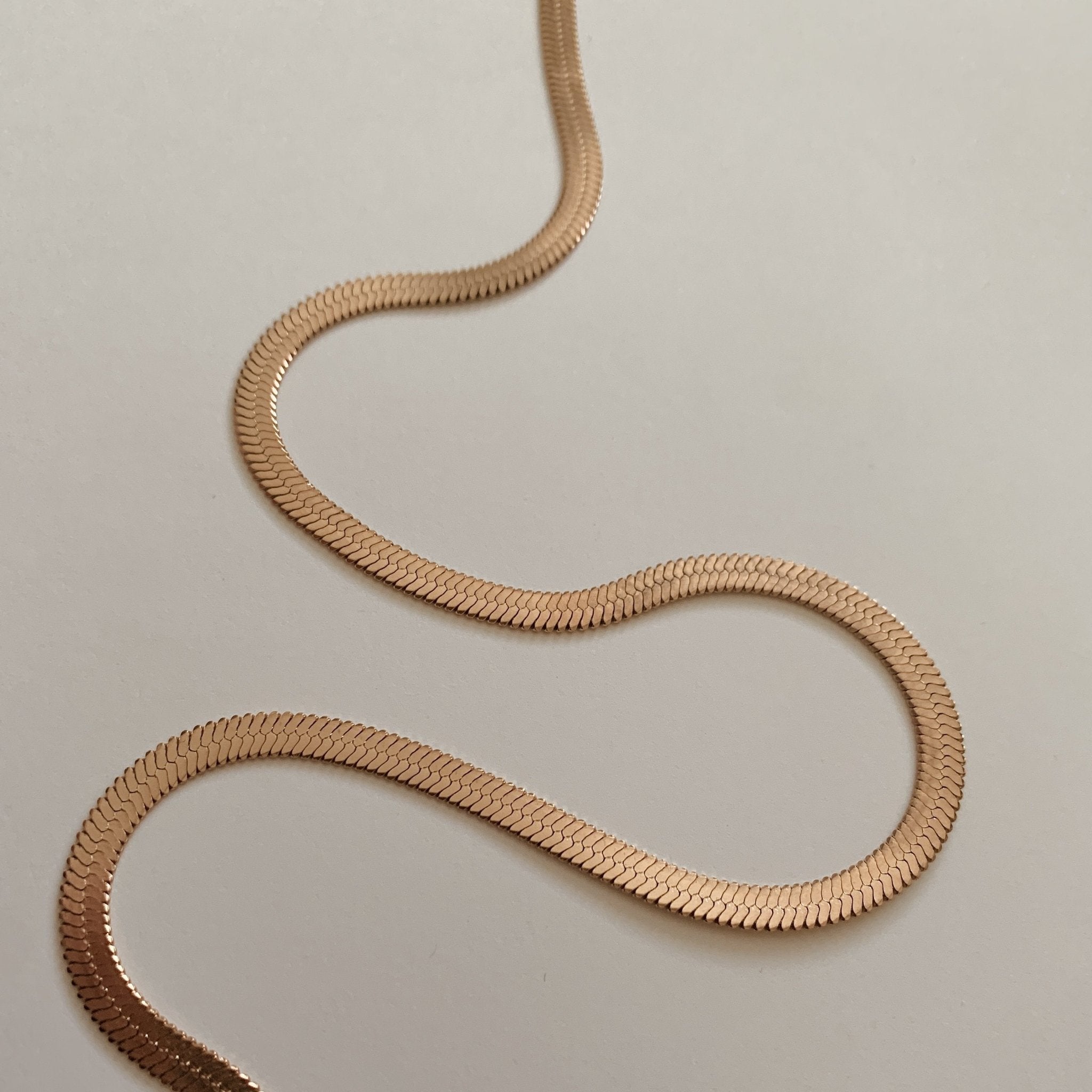 Cascade Herringbone Necklace - Wild Oak & Wire