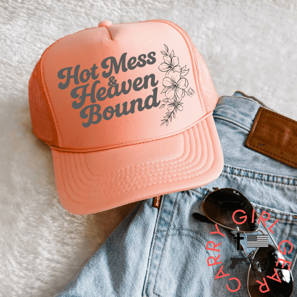 HOT MESS & HEAVEN BOUND Trucker - Wild Oak & Wire