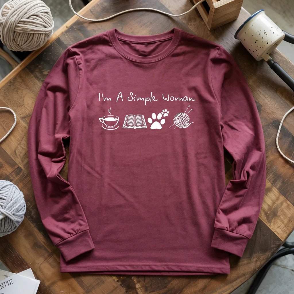 Simple Woman Long Sleeve T-shirt - Wild Oak & Wire